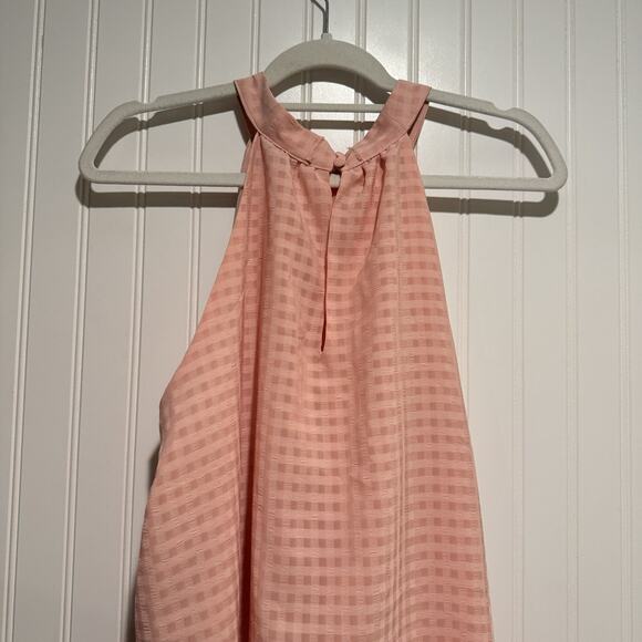 Torrid Pink Gingham High Neck Blouse Plus Size 2X - Picture 6 of 6